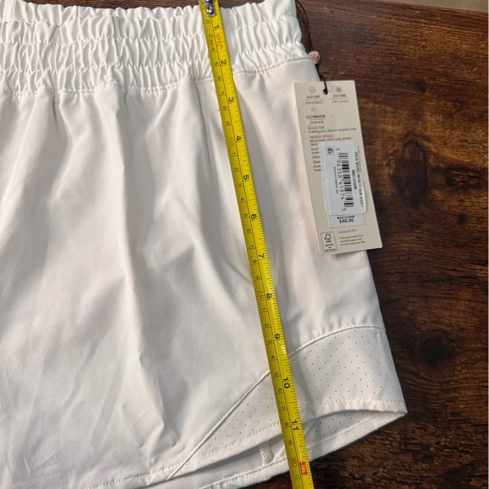 CALIA Run Collection White Mid-Rise Shorts | Size Small | NWT - Picture 5 of 6